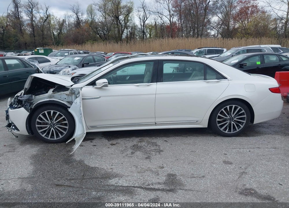 2017 LINCOLN CONTINENTAL SELECT VIN: 1LN6L9TK2H5634617