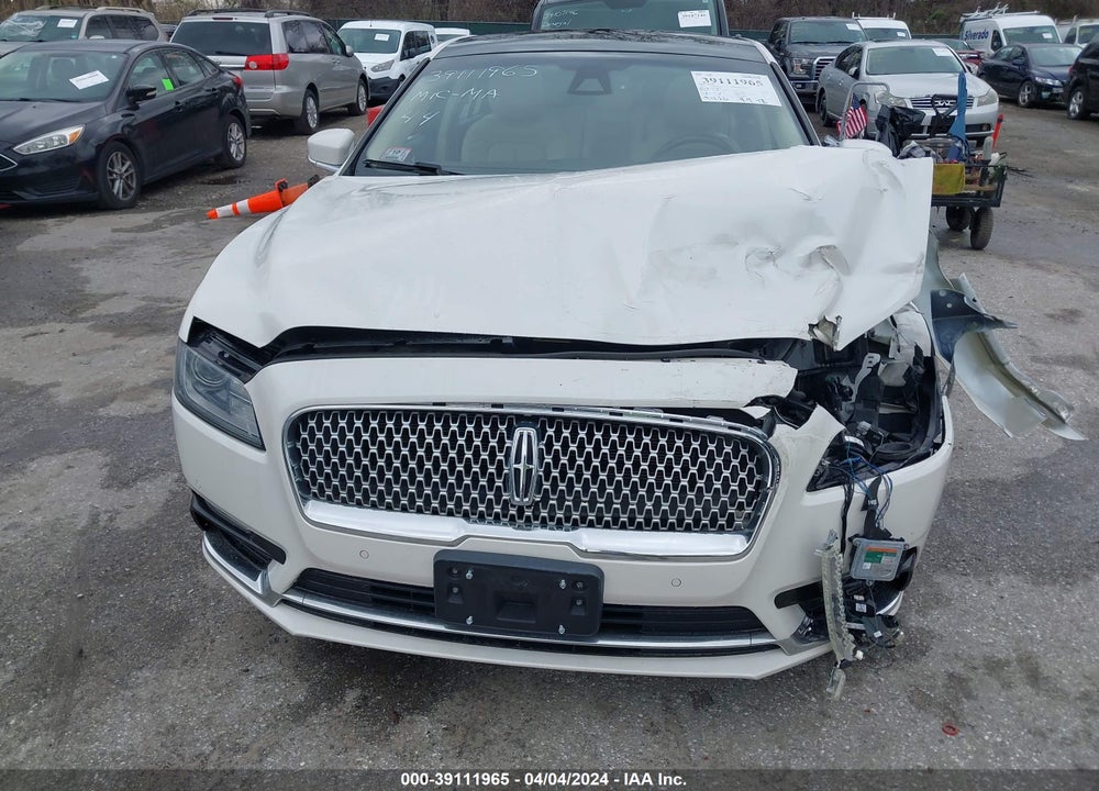 2017 LINCOLN CONTINENTAL SELECT VIN: 1LN6L9TK2H5634617