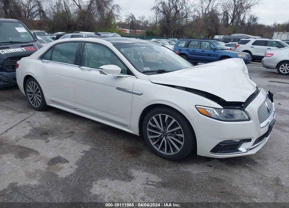 2017 LINCOLN CONTINENTAL SELECT VIN: 1LN6L9TK2H5634617