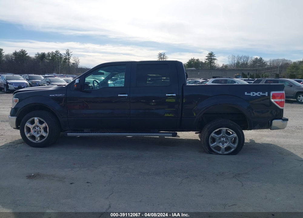 2013 FORD F-150 LARIAT VIN: 1FTFW1EF5DFC60537