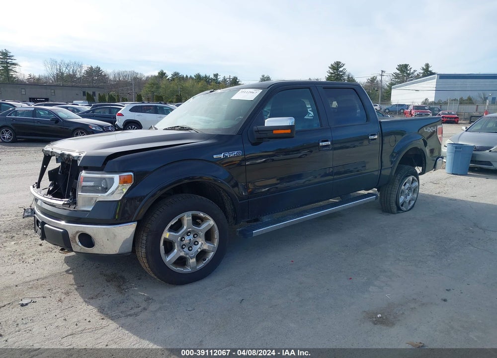 2013 FORD F-150 LARIAT VIN: 1FTFW1EF5DFC60537