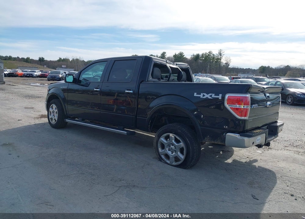 2013 FORD F-150 LARIAT VIN: 1FTFW1EF5DFC60537