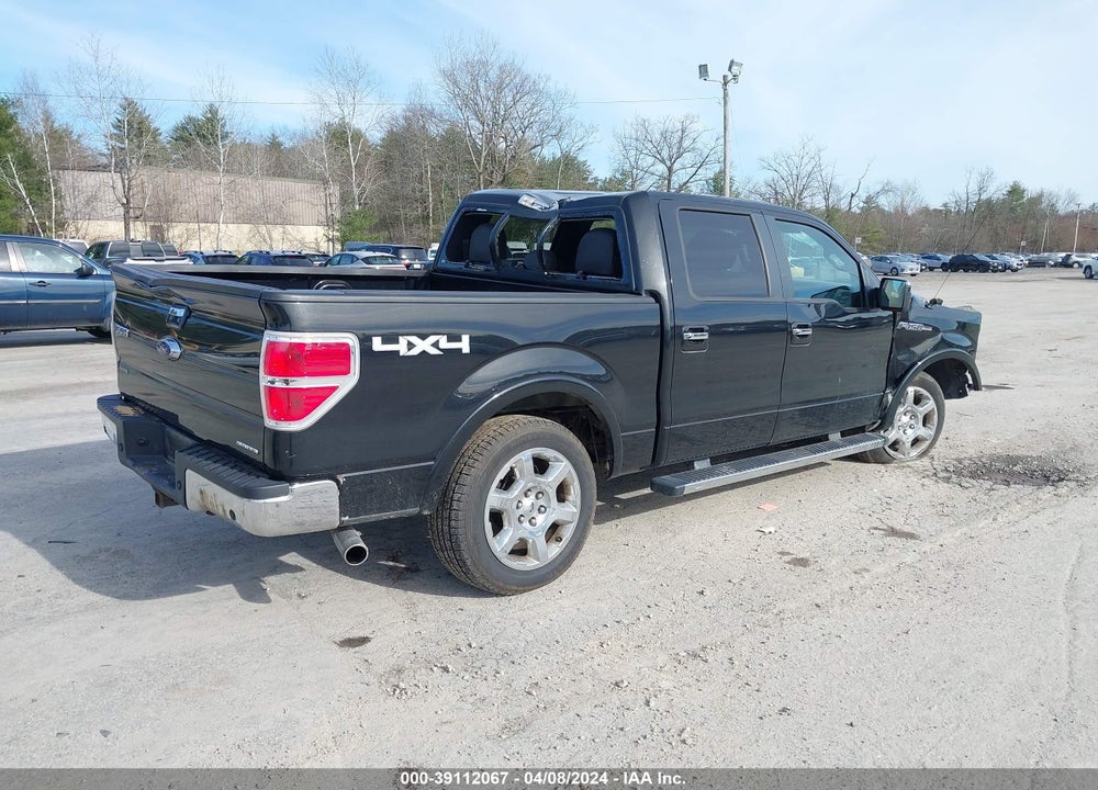 2013 FORD F-150 LARIAT VIN: 1FTFW1EF5DFC60537