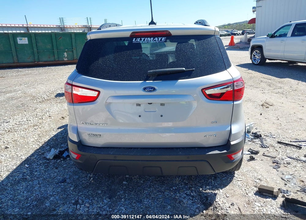 2021 FORD ECOSPORT SE VIN: MAJ6S3GL7MC402372