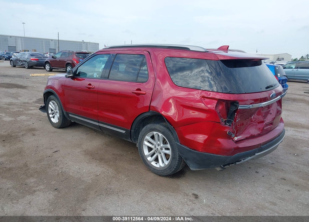 2017 FORD EXPLORER XLT VIN: 1FM5K7DH8HGA98945