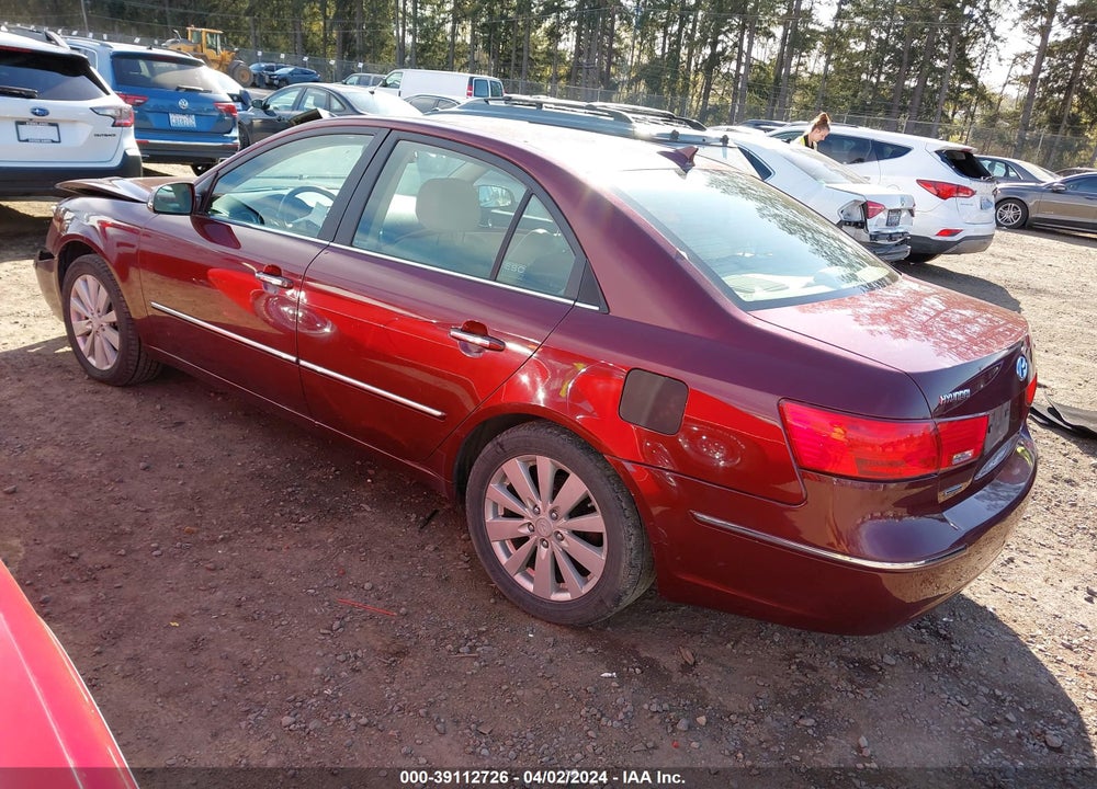 2009 HYUNDAI SONATA LIMITED VIN: 5NPEU46C79H491430