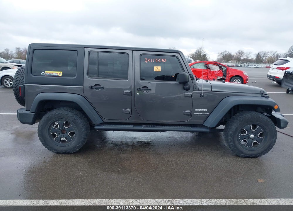 2017 JEEP WRANGLER UNLIMITED SPORT 4X4 VIN: 1C4BJWDG0HL513873