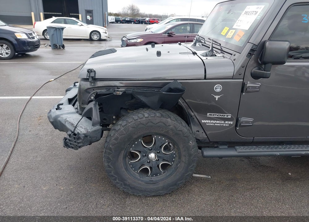 2017 JEEP WRANGLER UNLIMITED SPORT 4X4 VIN: 1C4BJWDG0HL513873