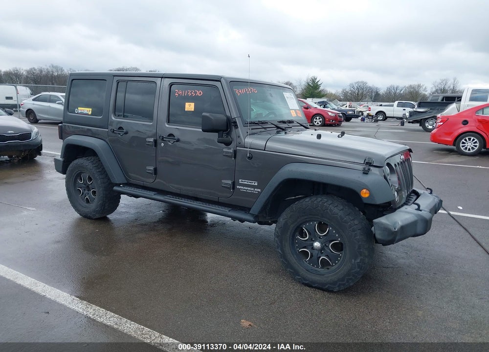 2017 JEEP WRANGLER UNLIMITED SPORT 4X4 VIN: 1C4BJWDG0HL513873