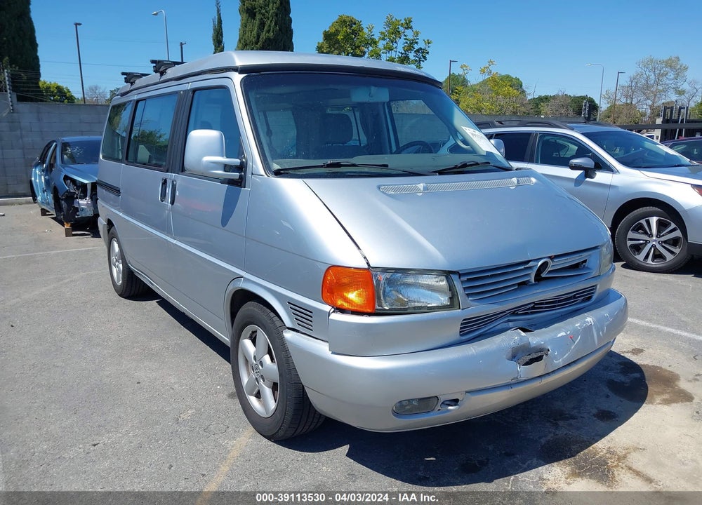 2002 VOLKSWAGEN EUROVAN MV VIN: WV2NB47072H080691