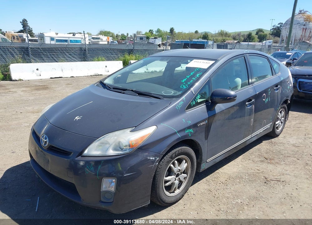 2010 TOYOTA PRIUS II VIN: JTDKN3DU8A0168110