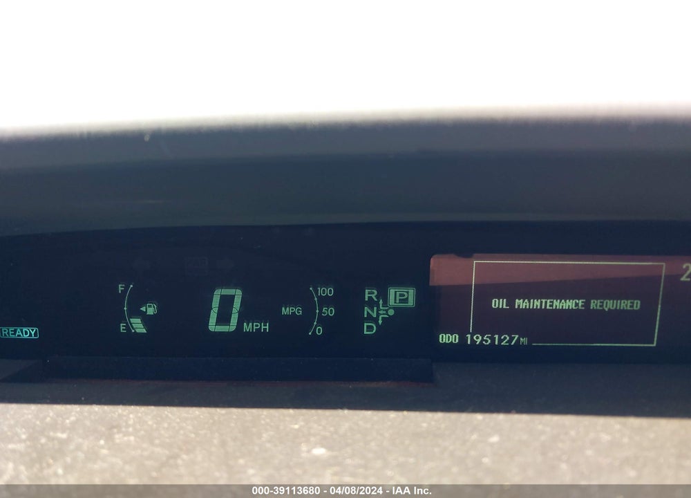 2010 TOYOTA PRIUS II VIN: JTDKN3DU8A0168110