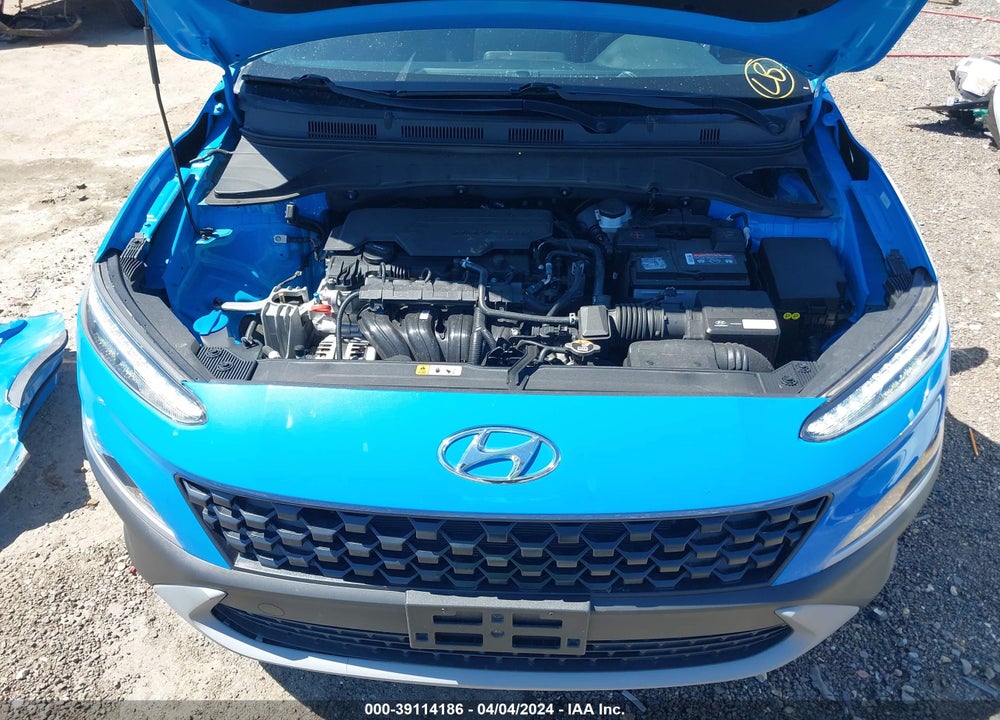 2022 HYUNDAI KONA SEL VIN: KM8K62AB9NU813576