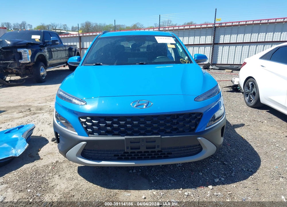 2022 HYUNDAI KONA SEL VIN: KM8K62AB9NU813576