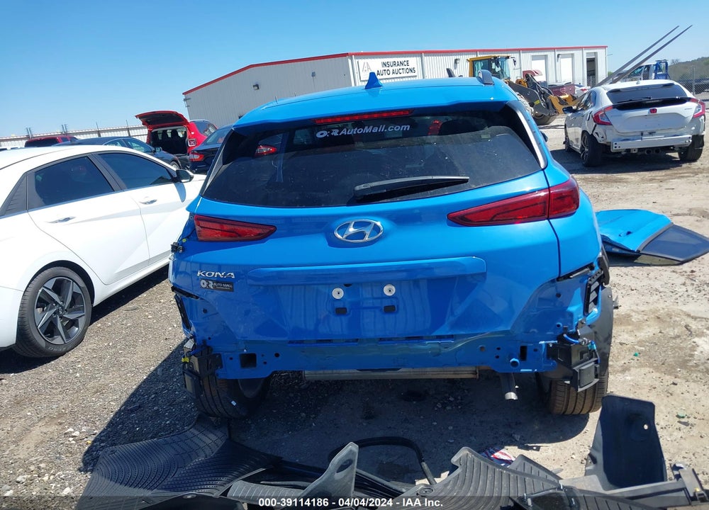 2022 HYUNDAI KONA SEL VIN: KM8K62AB9NU813576