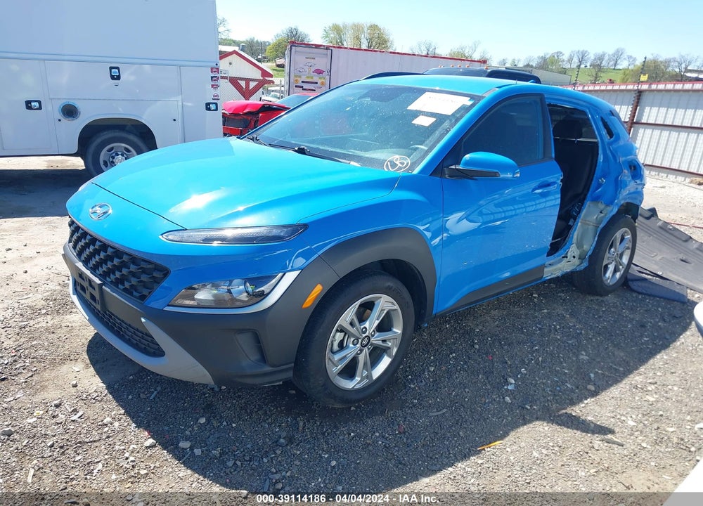 2022 HYUNDAI KONA SEL VIN: KM8K62AB9NU813576