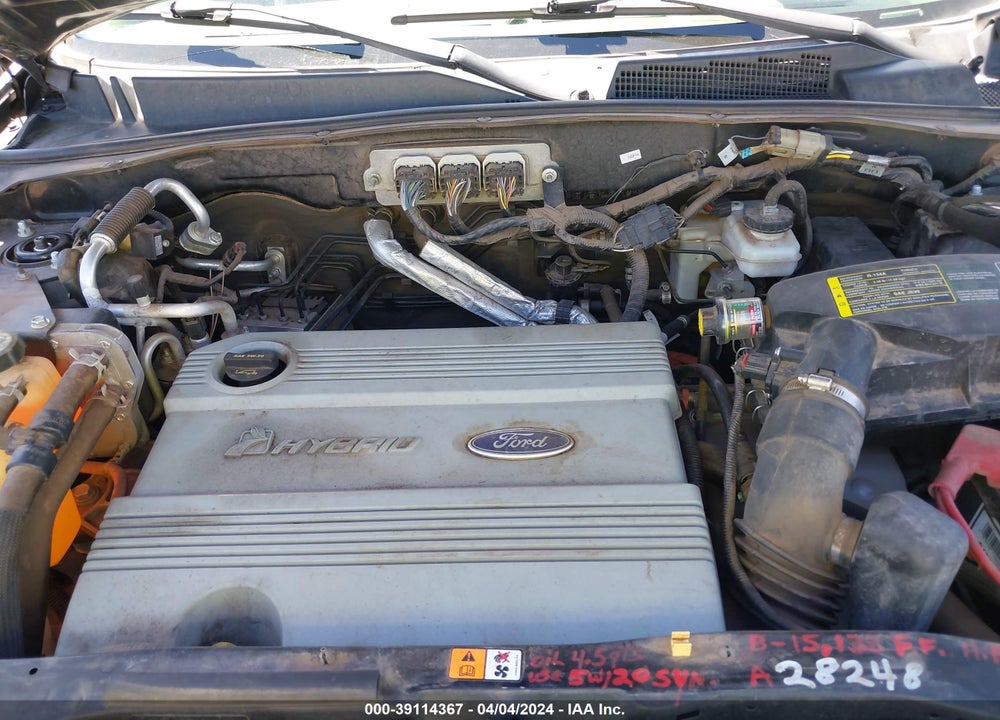 2008 FORD ESCAPE HYBRID VIN: 1FMCU59H18KB12843