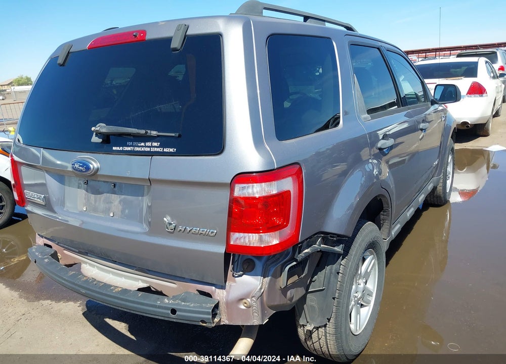 2008 FORD ESCAPE HYBRID VIN: 1FMCU59H18KB12843