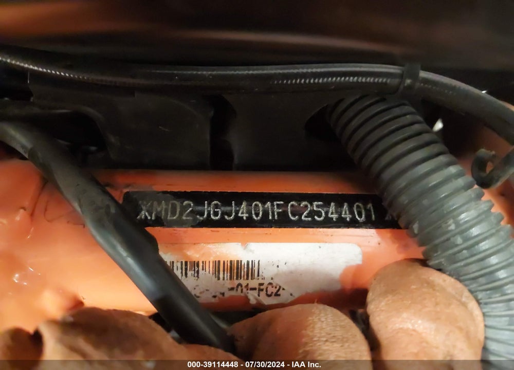 2015 KTM RC 390 VIN: MD2JGJ401FC254401