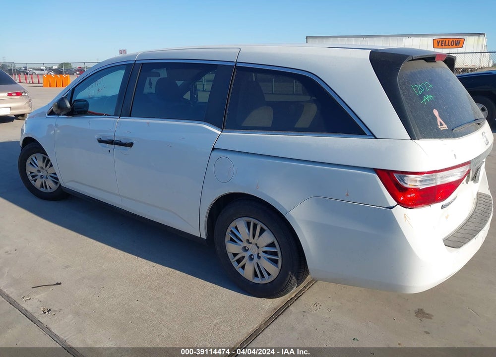 2011 HONDA ODYSSEY LX VIN: 5FNRL5H25BB099825