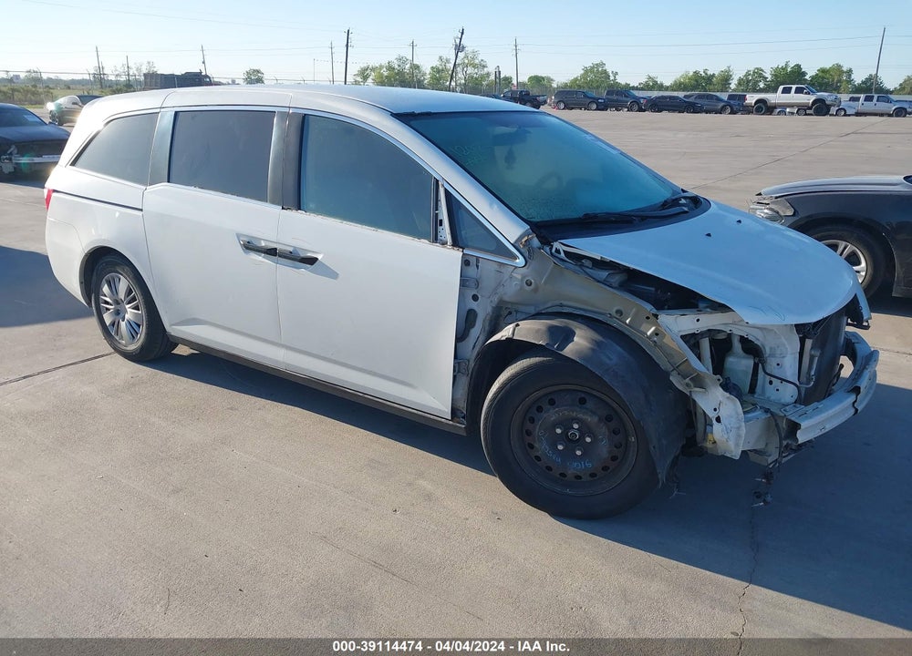 2011 HONDA ODYSSEY LX VIN: 5FNRL5H25BB099825