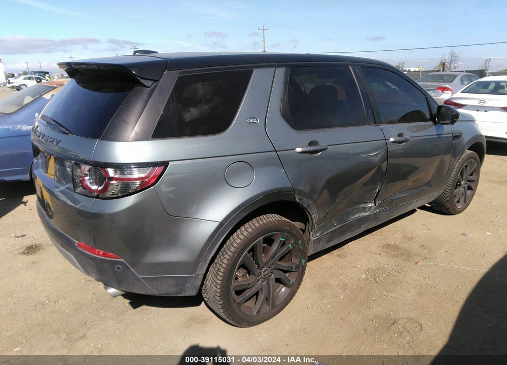2015 LAND ROVER DISCOVERY SPORT HSE LUX VIN: SALCT2BG6FH539252