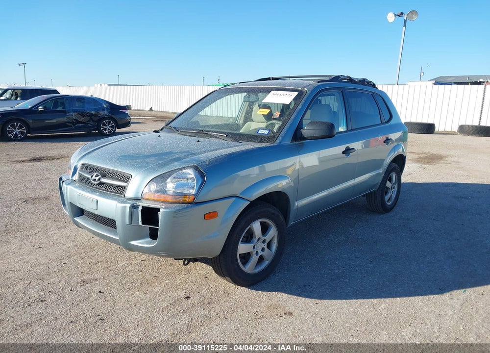 2007 HYUNDAI TUCSON GLS VIN: KM8JM12B97U496959