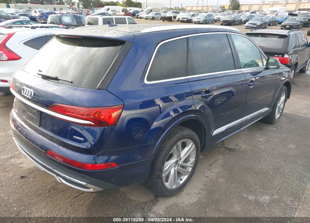 2021 AUDI Q7 PREMIUM 45 TFSI QUATTRO TIPTRONIC VIN: WA1AJAF78MD040802