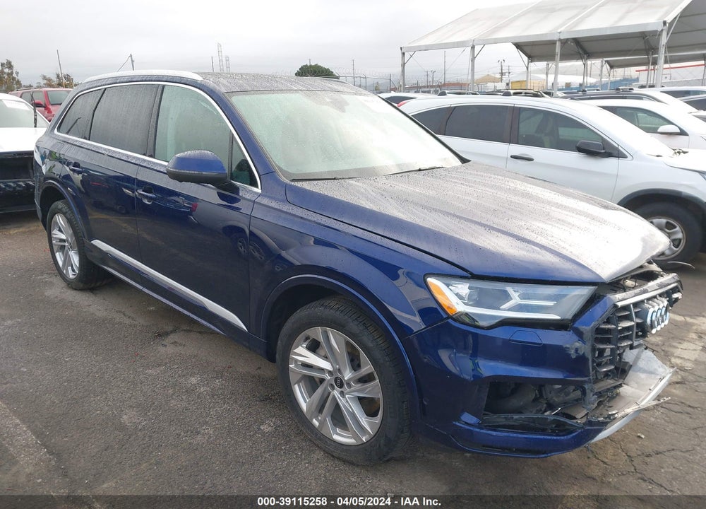 2021 AUDI Q7 PREMIUM 45 TFSI QUATTRO TIPTRONIC VIN: WA1AJAF78MD040802