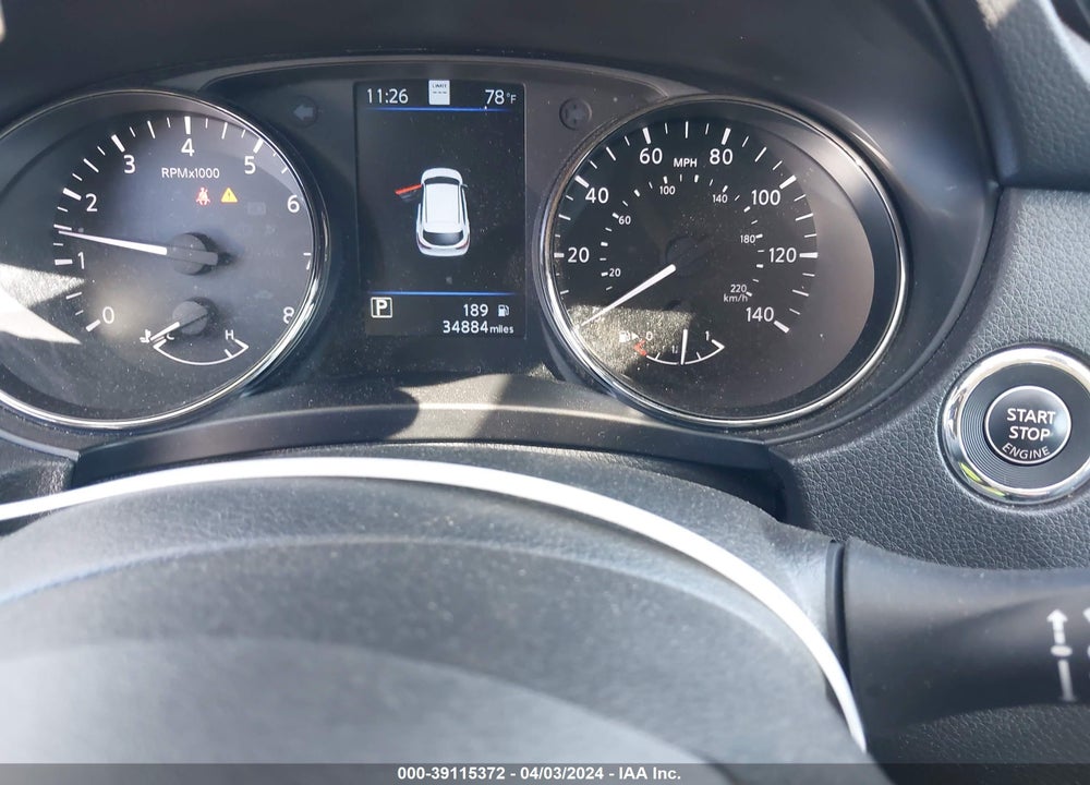 2022 NISSAN ROGUE SPORT SL FWD XTRONIC CVT VIN: JN1BJ1CV3NW349034