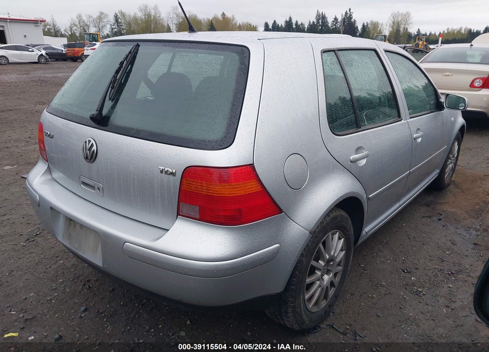2005 VOLKSWAGEN GOLF GLS TDI VIN: 9BWGR61J854022378