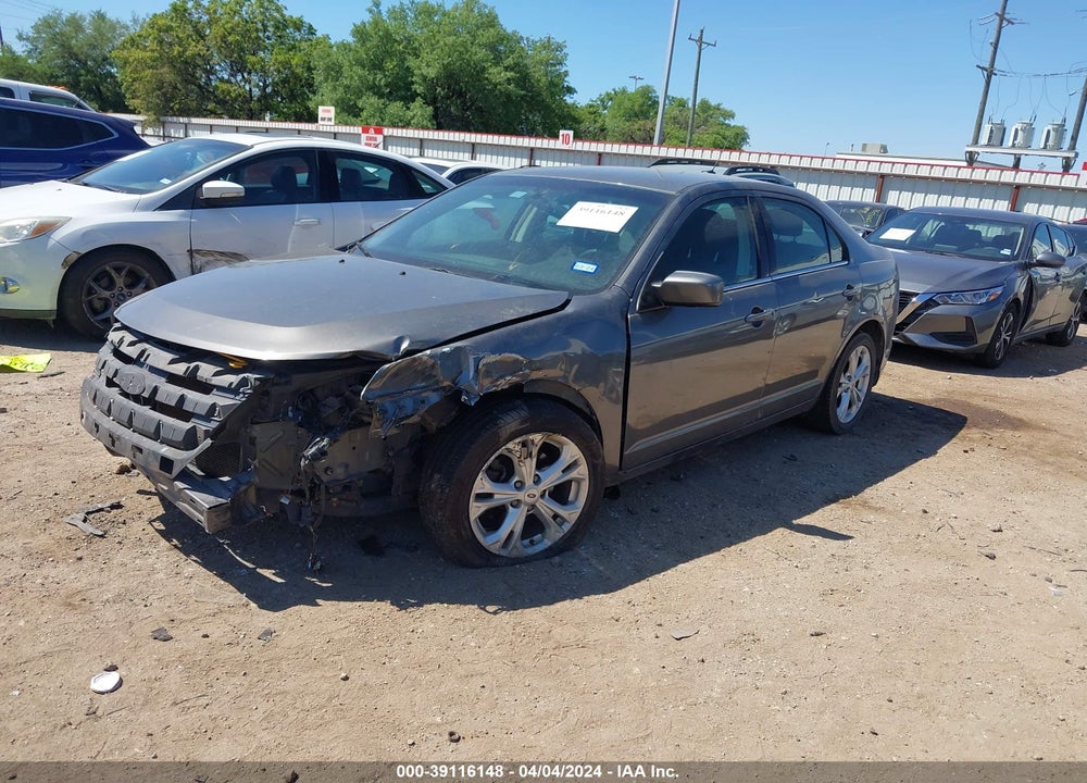 2012 FORD FUSION SE VIN: 3FAHP0HA0CR130849