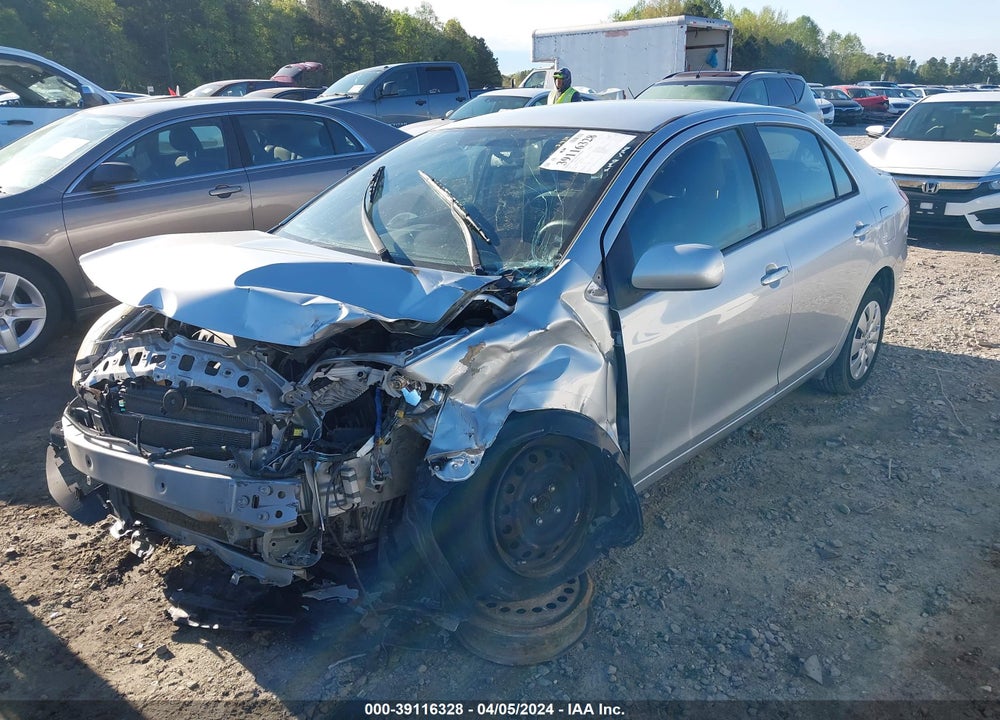 2010 TOYOTA YARIS VIN: JTDBT4K36A4062592
