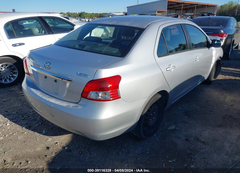 2010 TOYOTA YARIS VIN: JTDBT4K36A4062592