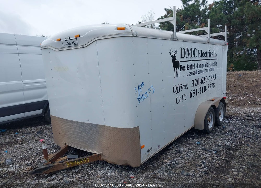 2012 HAUL MARK IND TRAILER VIN: 16HPB1624CH193273