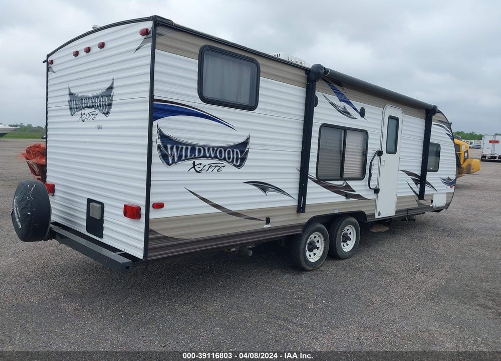 2016 WILDWOOD FOREST RIVER VIN: 4X4TWDB25G7350415