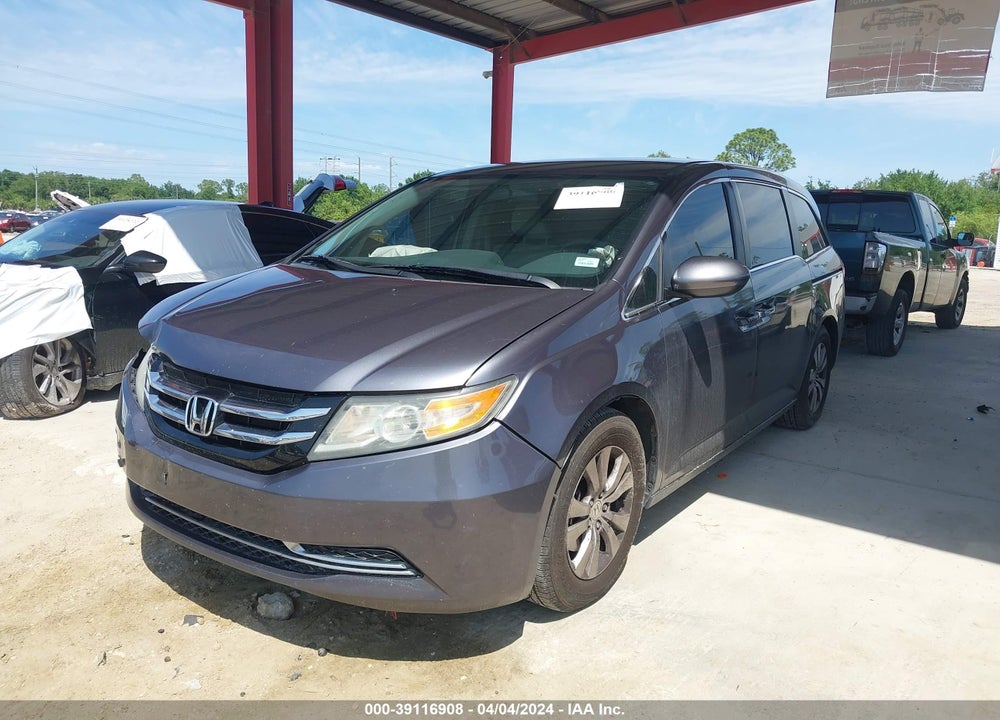 2016 HONDA ODYSSEY SE VIN: 5FNRL5H39GB013545