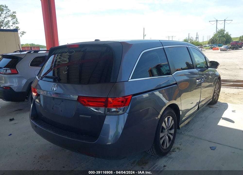 2016 HONDA ODYSSEY SE VIN: 5FNRL5H39GB013545