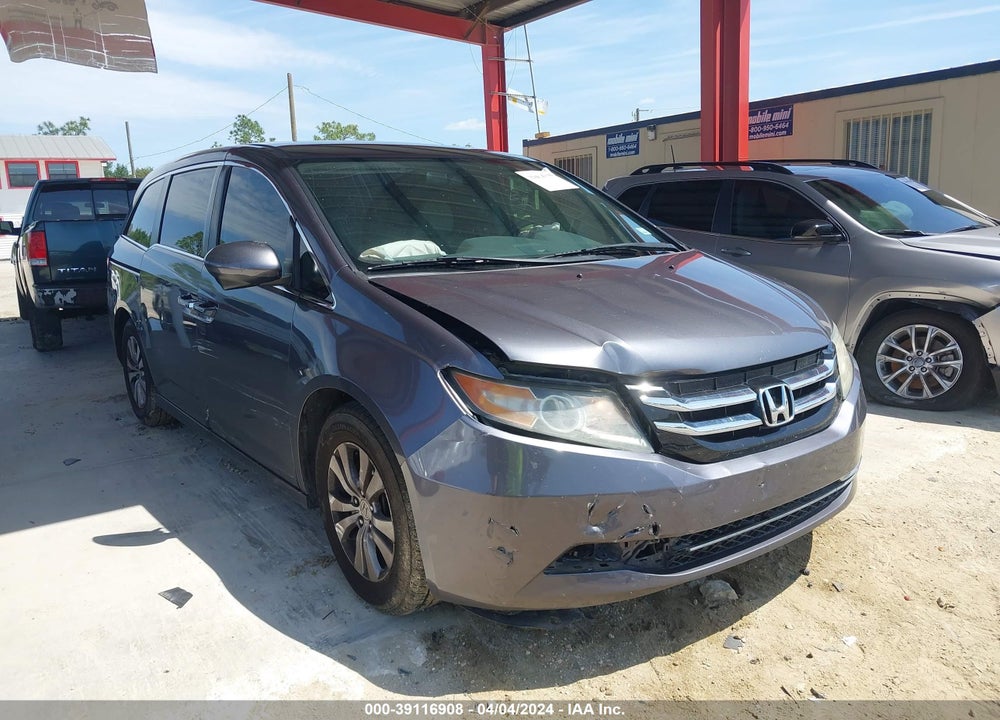 2016 HONDA ODYSSEY SE VIN: 5FNRL5H39GB013545