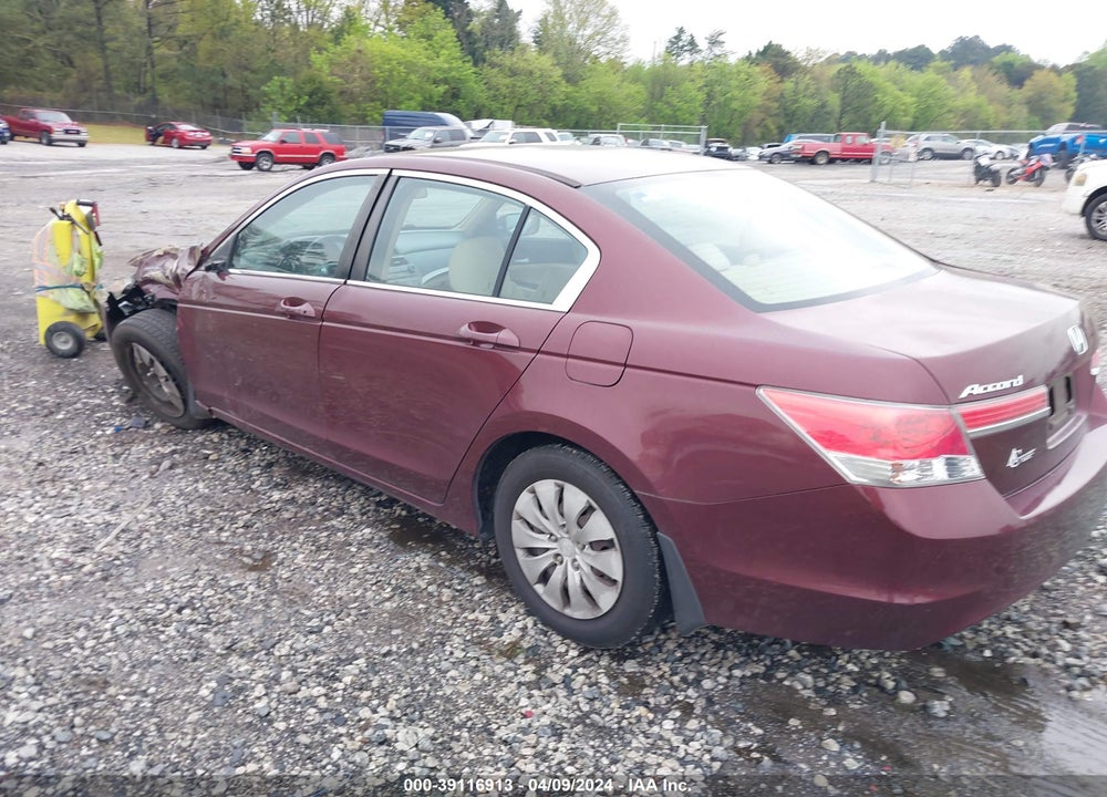 2012 HONDA ACCORD 2.4 LX VIN: 1HGCP2F36CA148076