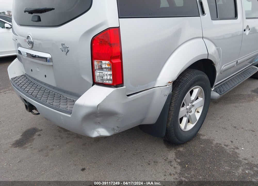 2011 NISSAN PATHFINDER SV VIN: 5N1AR1NB9BC634964