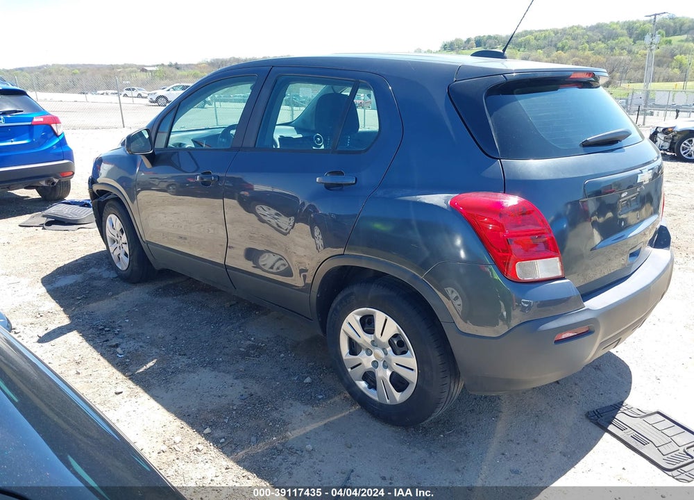 2016 CHEVROLET TRAX 1LS VIN: 3GNCJKSBXGL277814