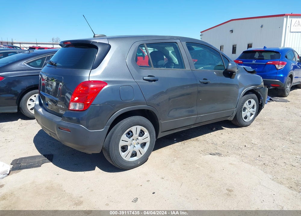 2016 CHEVROLET TRAX 1LS VIN: 3GNCJKSBXGL277814