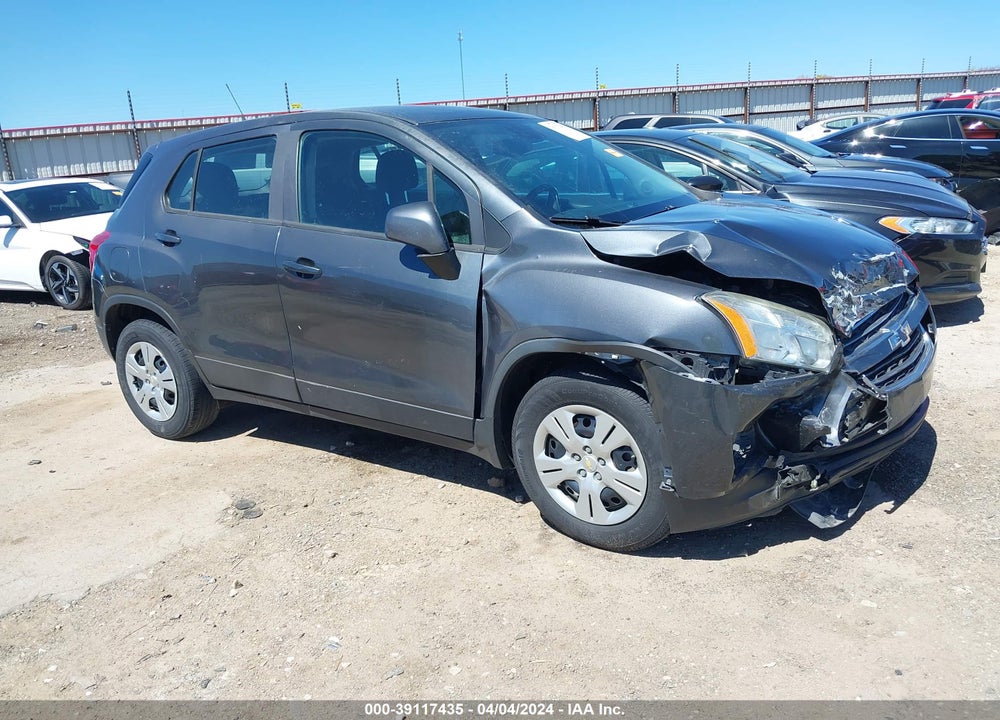 2016 CHEVROLET TRAX 1LS VIN: 3GNCJKSBXGL277814