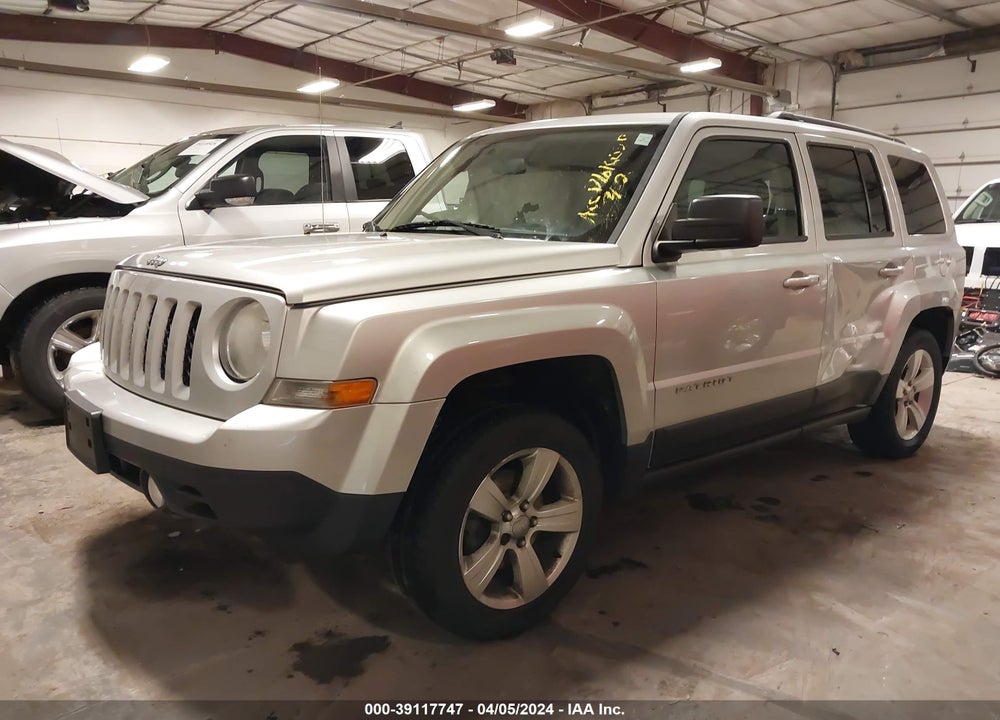 2014 JEEP PATRIOT LATITUDE VIN: 1C4NJRFB8ED616089