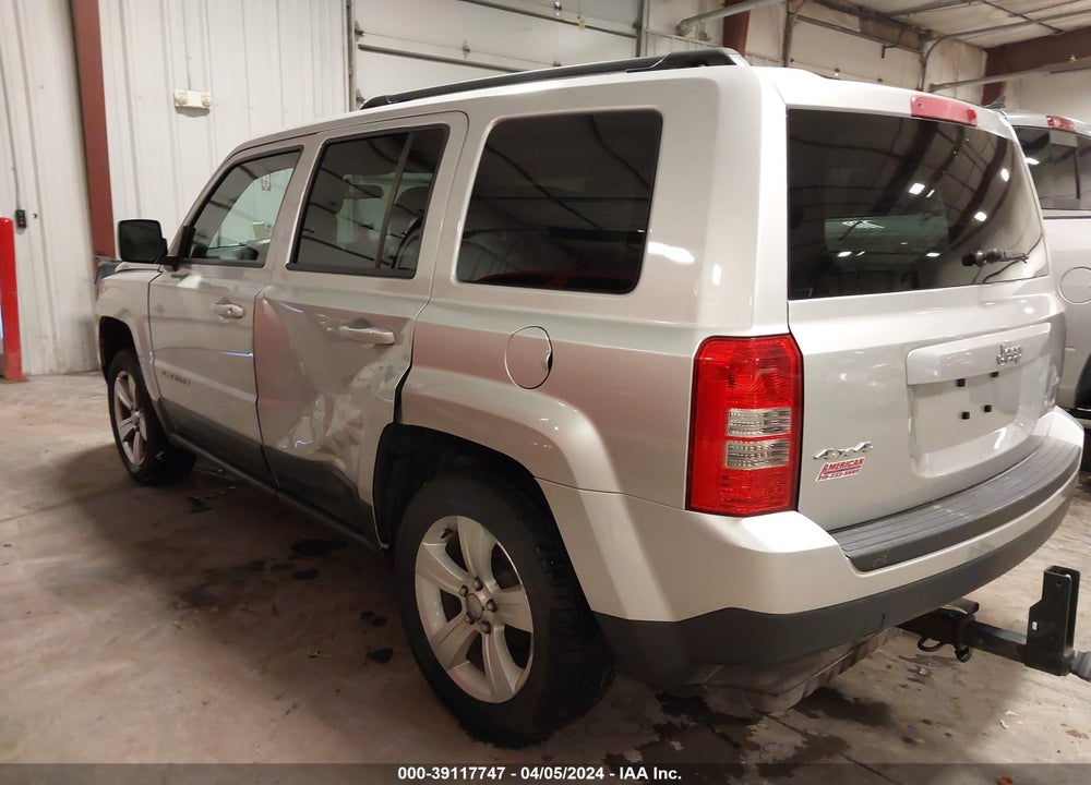 2014 JEEP PATRIOT LATITUDE VIN: 1C4NJRFB8ED616089