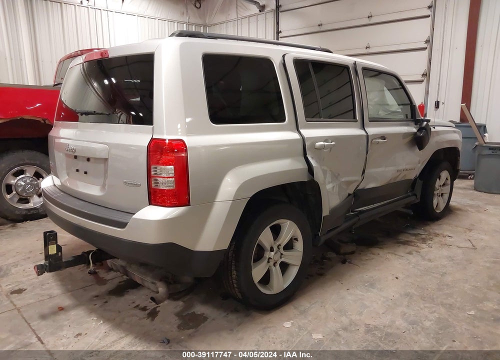 2014 JEEP PATRIOT LATITUDE VIN: 1C4NJRFB8ED616089