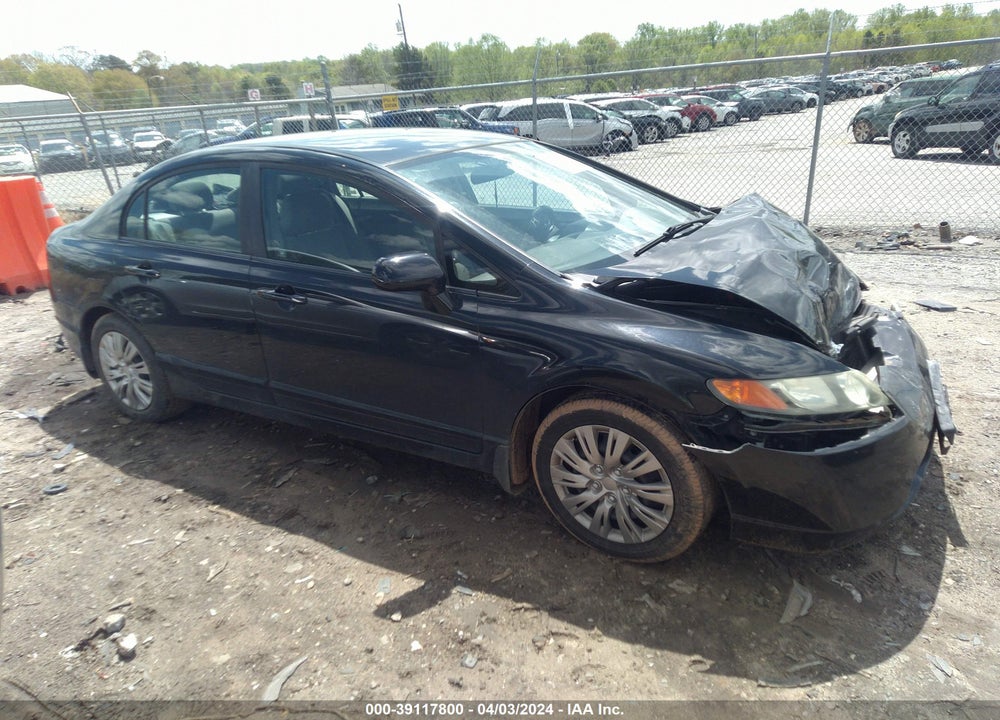 2008 HONDA CIVIC LX VIN: 1HGFA16588L051659