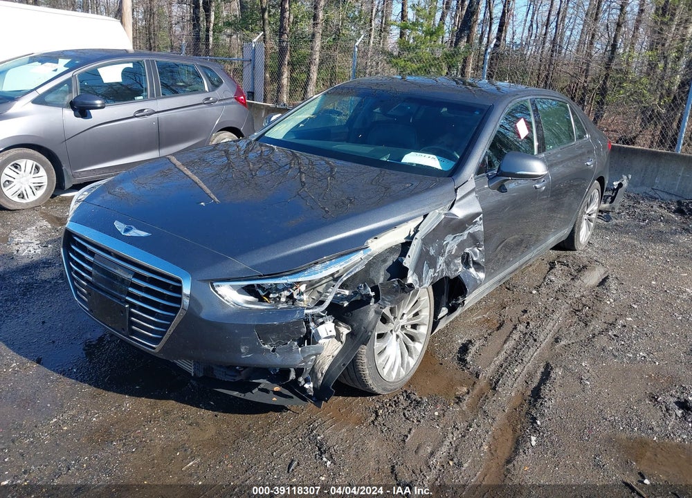 2018 GENESIS G90 3.3T PREMIUM VIN: KMHG34JA9JU040121