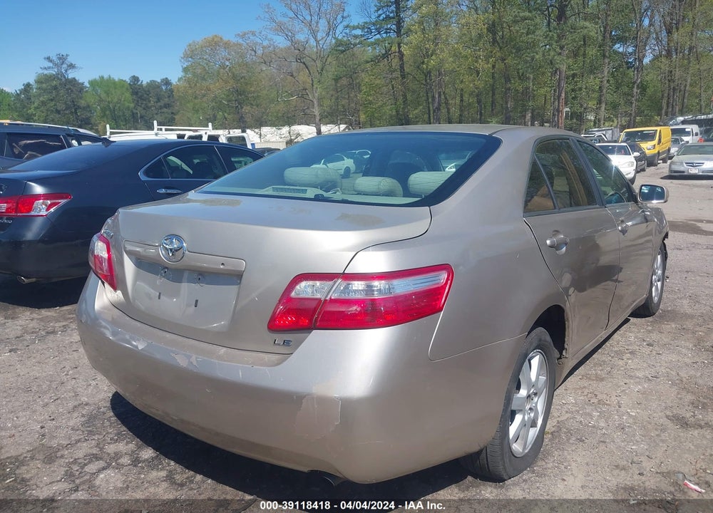 2008 TOYOTA CAMRY LE VIN: 4T1BE46K68U259246